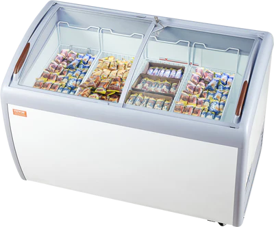 Ice cream deep freezer used in retail cold chain